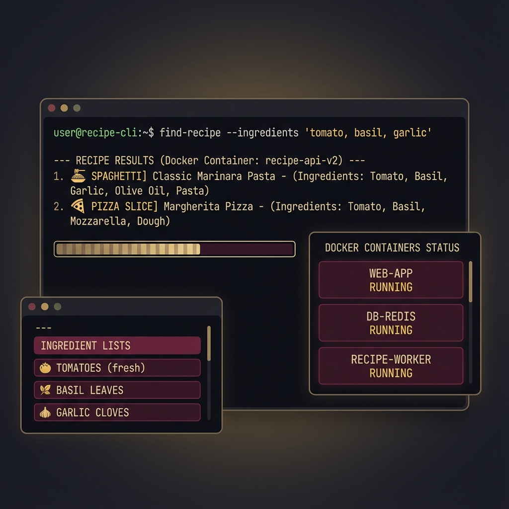 Recipe Finder CLI Application